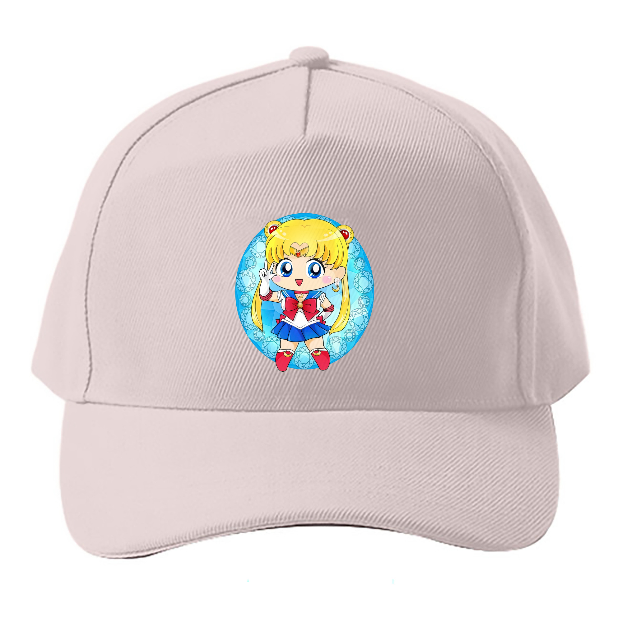 （画像用） 美少女戦士セーラームーン 月野 うさぎ つきの うさぎ Sailor Moon Tsukino Usagi ベースボールキャップ 綿100％ 男女兼用 帽子 スポーツ